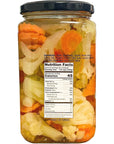 Eastern Feast  Mild Giardiniera 28 oz 830g Pickled Mixed Vegetables