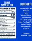 OVER EASY Double Chocolate Chip Oatmeal Breakfast Bars  Granola and Protein Bars 12 Energy Snack Bars  Clean Organic Gluten Free Dairy Free Soy Free and Kosher Double Chocolate Chip 12 Count