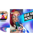 Blue Raspberry Pickle Kit With TakisMexican Candy Dulces Mexicano Gift Pouch with Takis Fruit Roll up gushers Lucas Gusano Chamoy Sauce and moreTiktok Trend Items by Food Crush