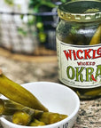 Wickles Pickles Wicked Okra 6 Pack  Sweet  Spicy Pickled Okra  Slightly Sweet Definitely Spicy Wickedly Delicious 16 oz Each