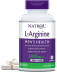 Natrol L-Arginine Tablets, Promotes Stamina and Performance, Supports Sexual and Vascular Health, Contains Nitric Oxide with B Vitamin Complex, Amino Acid, Extra Strength, 3,000mg, 90 Count