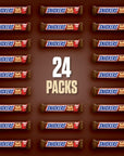 SNICKERS Candy Milk Chocolate Bars Share Size Bulk Pack 329 oz Bar Pack of 24