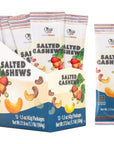 NEWBAM  Sea Salt Cashews Snack 12 Pack 15oz Keto  Gluten Free Ready to Eat