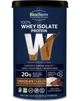 Biochem, Whey Protein Powder, 20g of Protein to Support Muscles and Intense Workouts, Chocolate, 15.4 oz