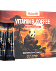 Mutsweet Super Instant Coffee Packets Mixed with Vitamin B Complex and Vitamin C  Immune Health Energy Support  Nervous System Support Metabolism  NonGMO Vegan Gluten Free 15 Single Servings