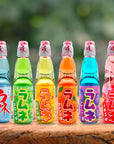 Hata Ramune Japanese Marble Soft Drink  Carbonated Drink  Mix Variety Flavors 5 pack  676fl oz  Within Available Kind  By World Group Packing Solutions