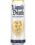 Liquid Death Still Mountain Water Real Mountain Source Natural Minerals  Electrolytes 8Pack King Size 192oz Cans