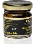 FD TARTUFI Black Truffle Slices 30g 105oz  Tuber Aestivum Gourmet Food  Condiments  non gmo  Made in Italy  Mushrooms  Truffles  Kosher  Olive Oil