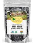 Bliss of Earth Basil Seeds Organic Sabja Seeds - 100gm