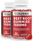 Nitric Oxide Beet Root Gummies - 1500mg for Women Men