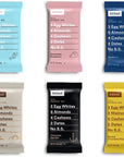 RXBAR Protein Bar Variety Pack 6 Flavors 183 Ounce  12 Count Pack of 1