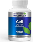 Professional Botanicals Cell Detox Vegan Cell Cleansing & Detoxification Supplement - 60 Veg Capsules