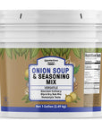 Unpretentious Onion Soup  Seasoning Mix 1 Gallon Gourmet Culinary Blend Great for Soups  Dips