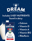 Dream Organic Whole Rice Milk Dairy Free 32 Fluid Ounces Pack Of 12