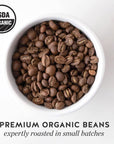 Blue Bottle Whole Bean Organic Coffee Bold Dark Roast 12 Ounce bag Pack of 6