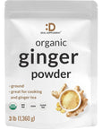 Organic Fresh Ginger Powder - 3lbs