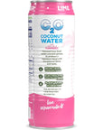 C2O The Original Coconut Water wNutrients  Electrolytes Rejuvenating PlantBased Hydration Ginger Lime and Turmeric 175oz cans 12Pack