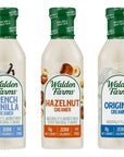 Walden Farms Hazelnut Original Cream and French Vanilla Coffee Creamer 12 oz Bottle  Vegan Paleo and Keto Friendly NonDairy Milk Substitute 0g Net Carbs  For Coffee Smoothies Shakes and More