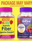 WellYeah Prebiotic Fiber Gummies for Kids - Digestive System Support, Doctor Recommended - Vegan Friendly and Gluten-Free, GMO Free - Yummy Berry Flavors - 60 Count