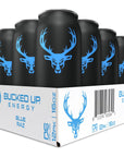 Bucked Up Energy Drink 300mg Blue Raz 12 CT