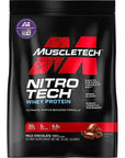 Muscletech, NitroTech, Whey Protein Milk Chocolate, 10.00 lbs (4.54 kg)