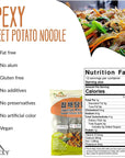 APEXY Sweet Potato Glass Noodles Japchae Noodles Korean Vermicelli Pasta Fatfree and Glutenfree 100 Sweet Potato Starch No Additive No Alum inside 24oz 680g