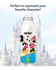 Disney Mickey Mouse and Minnie Mouse Bottled Water  Naturally Filtered Spring Water in 12Ounce Reusable Aluminum Bottles Recyclable and BPAFree Case of 12 by WaterCo