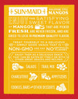 SunMaid Dried Mangos  15 oz Resealable Bag  Dried Mango Slices  Dried Fruit Snack for Lunches Snacks and Natural Sweeteners pack of 1