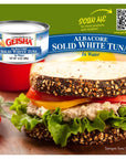 GEISHA Solid White Tuna In Water 12ozPack of 24 Canned Albacore Tuna  No Trans Fat  No Sugar Added  Kosher Certified  Gluten Free  Omega 3  Good Source of Protein