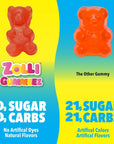 Zolli Gummies Variety  Delicious Zero Sugar AllergyFree KETO Vegan Clean Teeth Candy  4 Packs of 194oz Each for a Convenient and Flavorful Snacking Experience