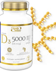 SIGNIFY NATURE Vitamin D3 5000 IU Softgels - High Potency Immune Support Supplement for Teeth, Bone, & Joints - Pharmaceutical-Grade VIT D3 125 MCG - Highest Potency Vitamin D3 - VITAMINA D3-360 CT