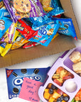 Cookie Assortment Box  40 FULL SIZE Pieces  Bulk Variety Pack  Cookie Sampler Snack Box  Cookies Individually Wrapped  Cookie Assortment for Camp Office Birthday