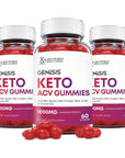 Justified Laboratories (3 Pack) Genesis Keto ACV Gummies - 1000MG