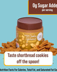 ChocZero's Keto Cookie Butter Spread - No Sugar Added, Low Carb Speculoos, Biscuit, Keto Friendly, Nut Butter Alternative, Perfect Dessert Hummus, Keto Dough, Gluten Free, Naturally Sweetened with Monk Fruit (1 jar, 12 oz)