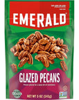 Emerald Nuts Glazed Pecans 5 Ounce Pack of 2