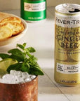 Fever Tree Premium Ginger Beer  Premium Quality Mixer and Soda  Refreshing Beverage for Cocktails  Mocktails 200ml Bottle  Pack of 5