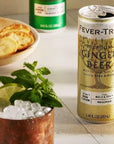 Fever Tree Premium Ginger Beer  Premium Quality Mixer and Soda  Refreshing Beverage for Cocktails  Mocktails 200ml Bottle  Pack of 15