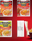 Pack of 12 Mruchn Instant Lunch Variety Pack  3 Flavors Hot  Spicy Chicken Hot  Spicy Beef  Lime Chili Chicken  Include 5 Chopsticks Sets Hot  Spicy Chicken Hot  Spicy Beef  Lime Chili Chicken