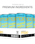 MOJO Coconut Water  Pineapple Juice  Hydration Drink  Sports Drink  Electrolytes Beverage 1043 mg  Vitamin B  C  Hydration Drink for Skin  Body  111 Oz Pack Of 12