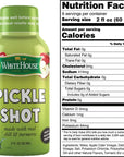 White House Pickle Shots With Real Dill and Turmeric Juice Hydrates and Helps Stop Muscle Cramps On the Go 2 Ounce Pack of 6