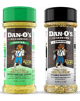 Dan-O's Seasoning Small 2 Bottle Combo  Original & Crunchy  - 2 Pack (3.5 oz)