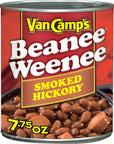 Van Camps Smoked Hickory Beanee Weenee Canned Food 775 OZ Pack of 24