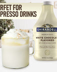 Ghirardelli Chocolate Sauce Set  Chocolate Sauce Pack with White Chocolate Flavored Sauce  873oz Sauce Bottle with Pump  Chocolate Syrup for Coffee Toppings Ice Cream