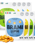 Simply Pickled Lupini Beans Snack by BRAMI  9g Plant Protein 0g Net Carbs  Vegan Vegetarian Keto Mediterranean Diet Non Perishable Healthy Snack  23 oz Variety 8 Count