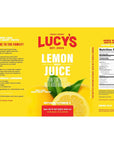 Lucys Family Owned  100 Lemon Juice 32 fl oz Pack of 2