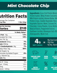 Atlas Protein Bar 20g Protein 1g Sugar Clean Ingredients Gluten Free Mint Chocolate Chip 12 Count Pack of 1