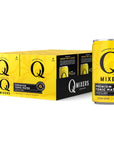 Q Mixers Tonic Water Premium Cocktail Mixer Made with Real Ingredients Only 45 Calories per Can 75 Fl oz Pack of 24