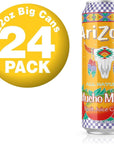 AriZona Mucho Mango Juice Cocktail - Big Can, 22 Fl Oz (Pack of 24)