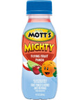 Motts Mighty Flying Fruit Punch Juice Drink 8 Fl Oz Bottles 24 Count 4 Packs of 6