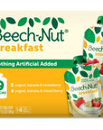 Beech-Nut Stage 4 Breakfast Baby Food Pouches Variety Pack (9 count, 3.5 oz pouches)